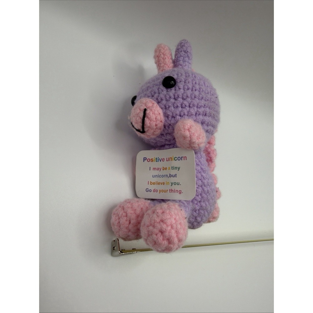 Crocheted Friends Inspirational Positive‎ Unicorn - Picture 8 of 10